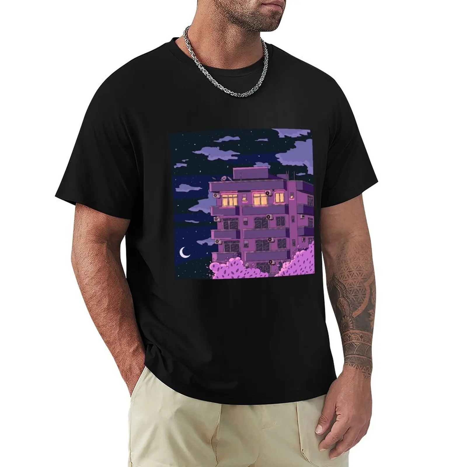 Only Ones Awake T-Shirt Large Size Basic Casual T-Shirt