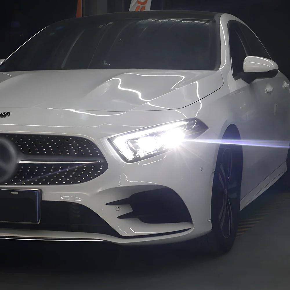 

Автомобильные фары для W177 A180 2019-2023, светодиодные автомобильные фары в сборе, обновление A200, стиль с высокой конфигурацией, бифокальные линзы, аксессуары для инструментов