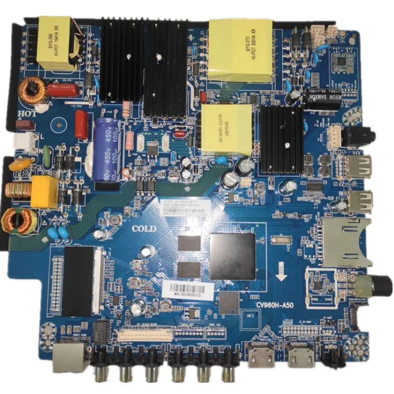 

Free shipping! CV960H-A50 4K 4-core WiFi network TV motherboard Android system 1GDDR+8g EMMC