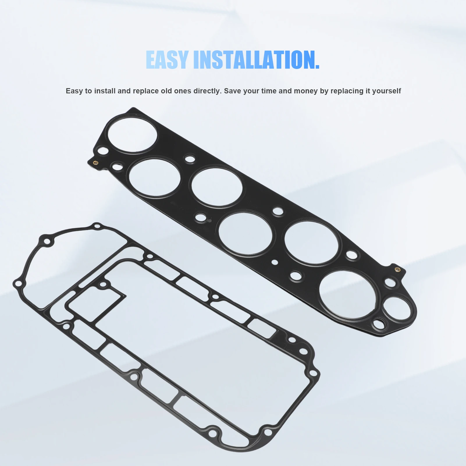 MS96410 Intake Plenum Gaskets Set for 2003-2006 Acura TL 2003-2010 Honda Accord Odyssey, Upper Fuel Injection Plenum Gasket