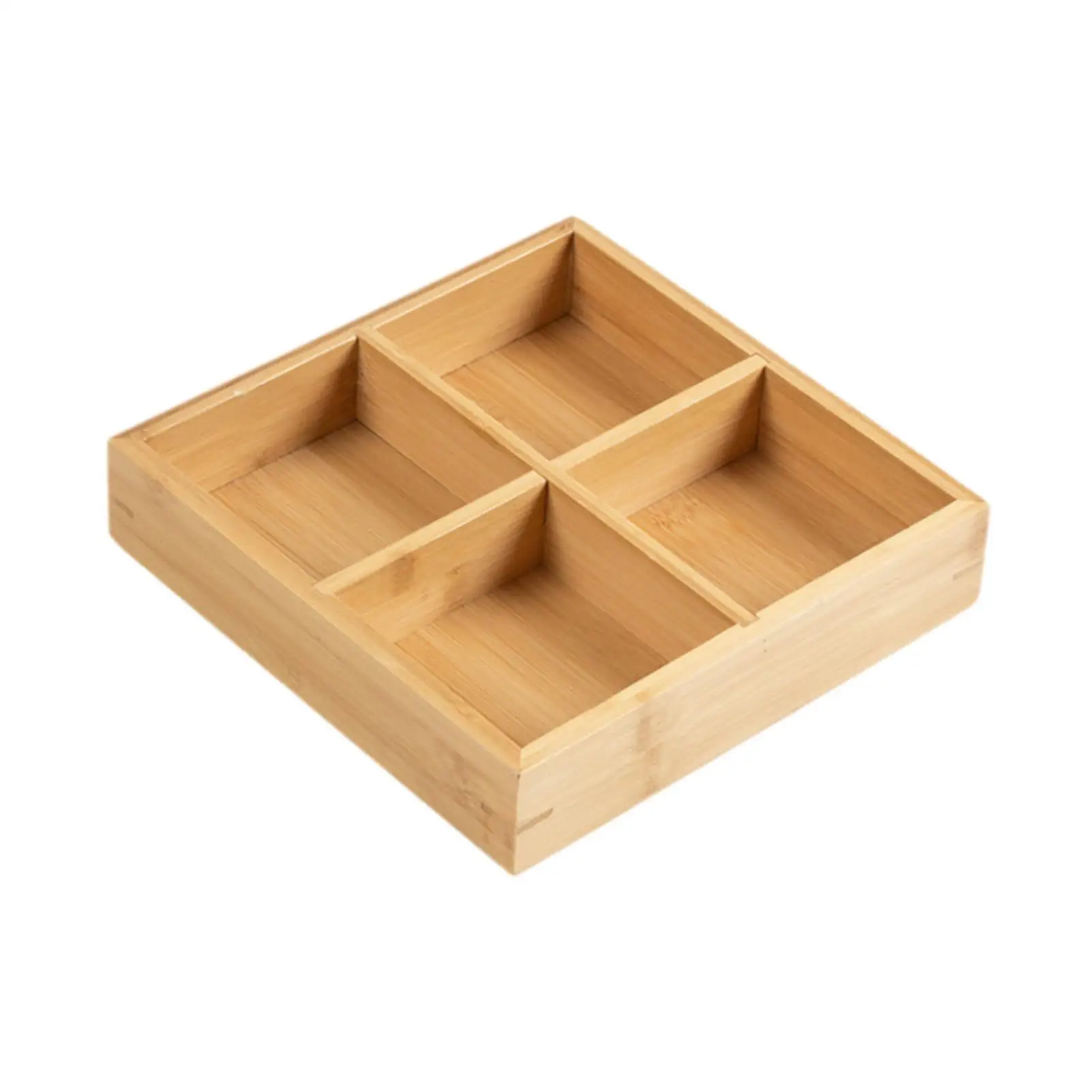 Bandeja de bambú para servir, plato rústico para Sushi, plato para servir nueces y dulces, bandeja de almacenamiento para comedor, cocina de granja