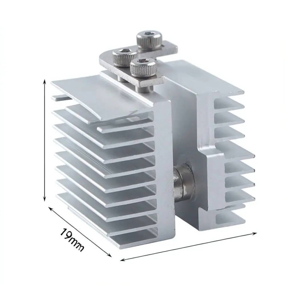 Heat Sink For Flashforge AD5X Extruder Hotend Aluminum Cooling Block Improved Stability 3D Printing Accessory Easy Install