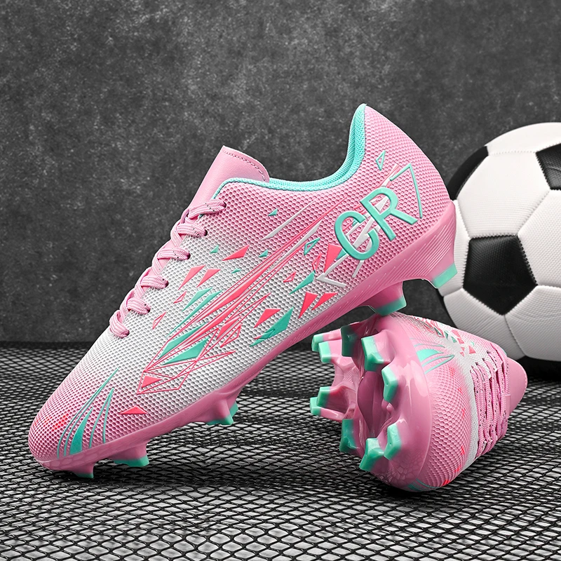 أحذية كرة القدم للرجال 2025 أحذية رياضية جديدة مضادة للانزلاق مقاومة للاهتراء منخفضة القطع كاجوال FG للبالغين أحذية رياضية سريعة لكرة القدم للمراهقين