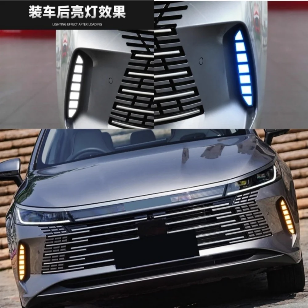 For BYD Destroyer 05 2022 2023 2024 Convert Fog Lamp Daytime Running Light Front Bumper Light Turn signal