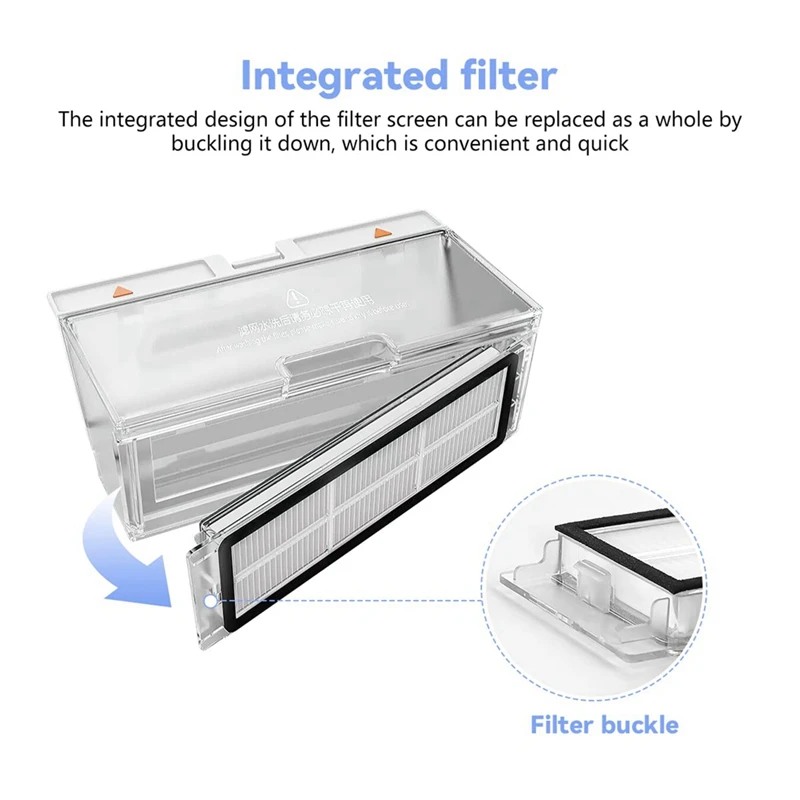 Запчасти для пылесоса Roborock S50 S51 S55 S5 S6 S5max, основная и боковая щетки, фильтр НЕРА