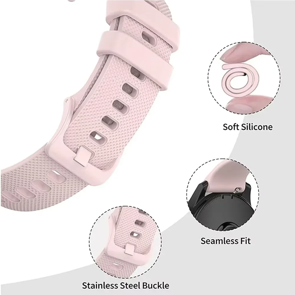 For Oneplus Watch 4 3 2 2R Lite Sports Silicone Strap OPPO Watch S X3 X2 4 Pro Realme Watch 5 S 20mm 22mm Bracelet Wristband