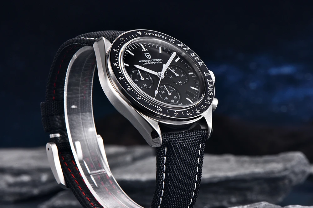 PAGANI DESIGN 2026 Moon Watch For Men Top Brand Luxury Quartz Mens Watches Chronograph Luminous Sapphire Mirror Waterproof Clock