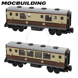 Kitchen Car Train Model Railway Accessories Display MOC Building Blocks Brick Toys Construction Gift Christmas Present