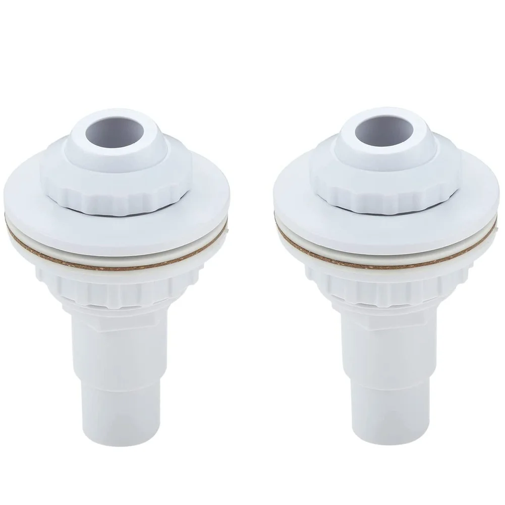 Above Ground Pool Wall Return Jet Fitting Kit with Clamp and PTFE Thread Tape for Hayward SP1023 1 1/2 Inch Inlet Return