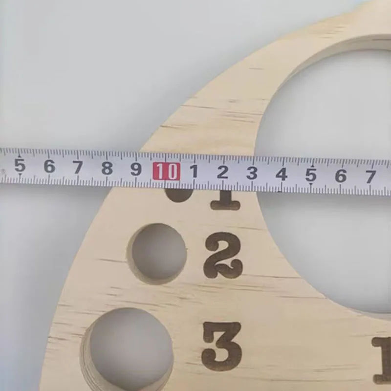 Solid Wood Hollow Round Board Teaching Model Cervical Dilation Demonstration Prop For Obstetrics