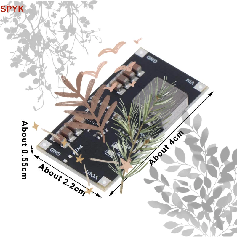 TPS61088 DC-DC High Power Boost Module Stable Adjustable: 5V 9V 12V Output DIY Lithium Battery