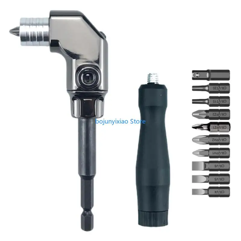 

900B 90 Degree Corner Device Screwdriver Socket Adapter Drill Bit Corner Adapter