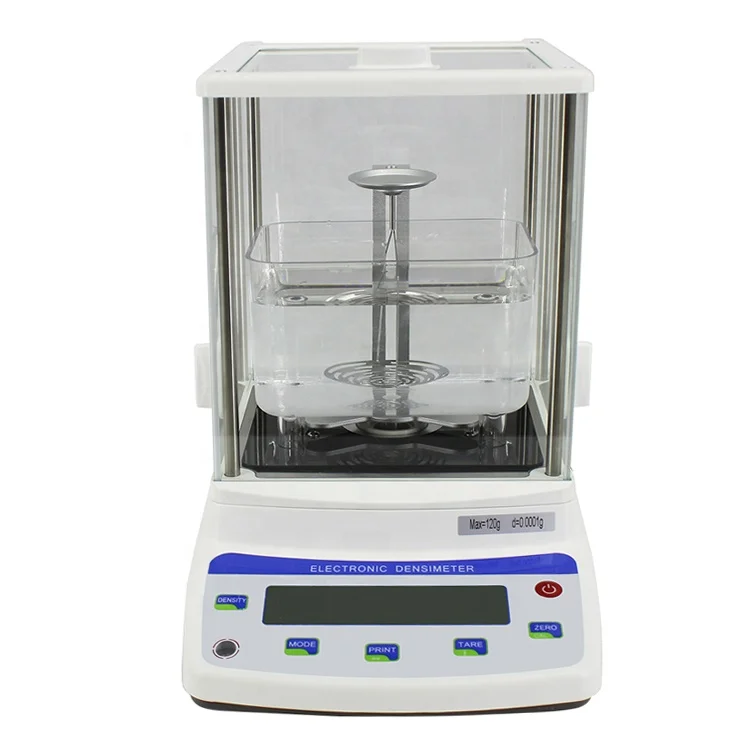 Darsen High Precision Density Meter, Weight Range 0.0001g, Digital Densitometer for Solid Liquid Absorbent