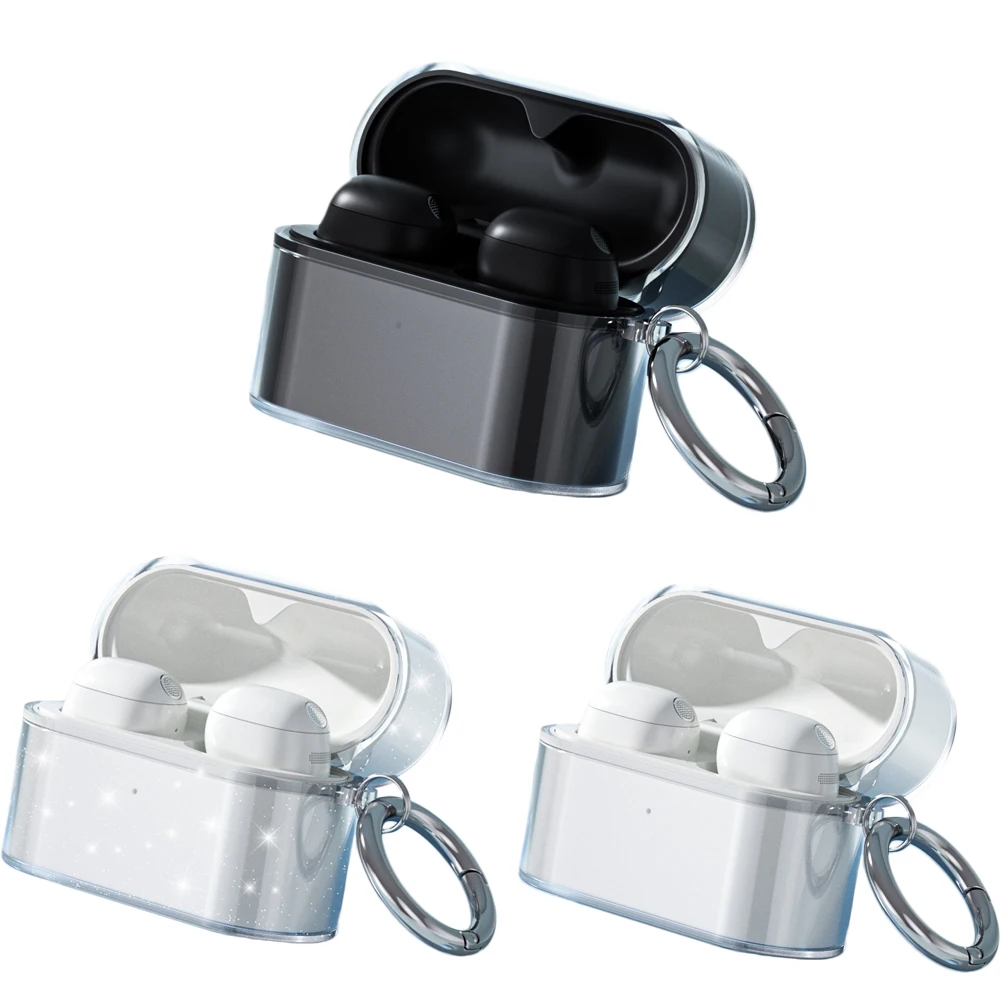 

For Sony WF-1000XM6 Case Ultra-Thin TPU Cover with Negative Pressure Adsorption Crystal Clear Shockproof Dustproof