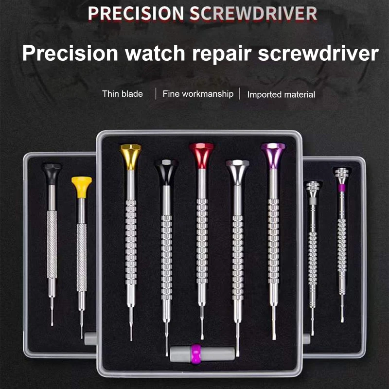 5 Pcs Watch Screwdriver Set Micro Precision- Jewelry Screwdriver for Watch Repair Jewelry Work Glasses Repair Electronic