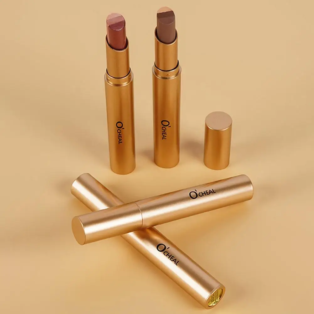 Glitter Ombretto Stick Ombretto contorno a tre colori Ombretto Matita Ombretto Stick Eye Shimmer Pastello Trucco U6U0