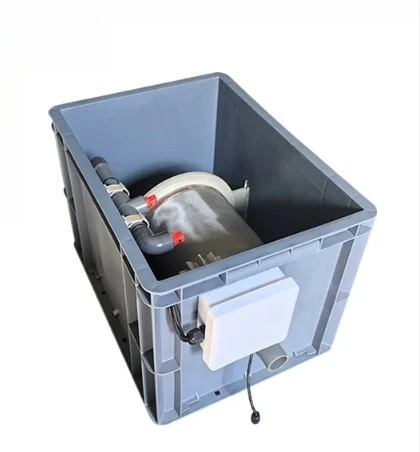 3T Micro Drum Biological Filter Auto Purification Device Solid Waste Separation System For Backyard Koi Garden Pond Aquatic