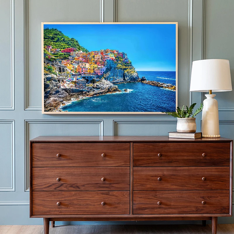 Scenery Canvas Paintings Hawaii Beach Landscape Sunset Seaside Pictures Wall Art Poster And Prints For Room Home Decor No Frame
