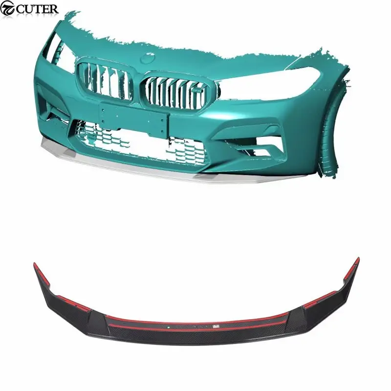 F90 M5 G30 5 Series Dry Carbon Fiber Auto Car Front Bumper Lip for Bmw F90 M5 G30 M5 Front Bumper 2021