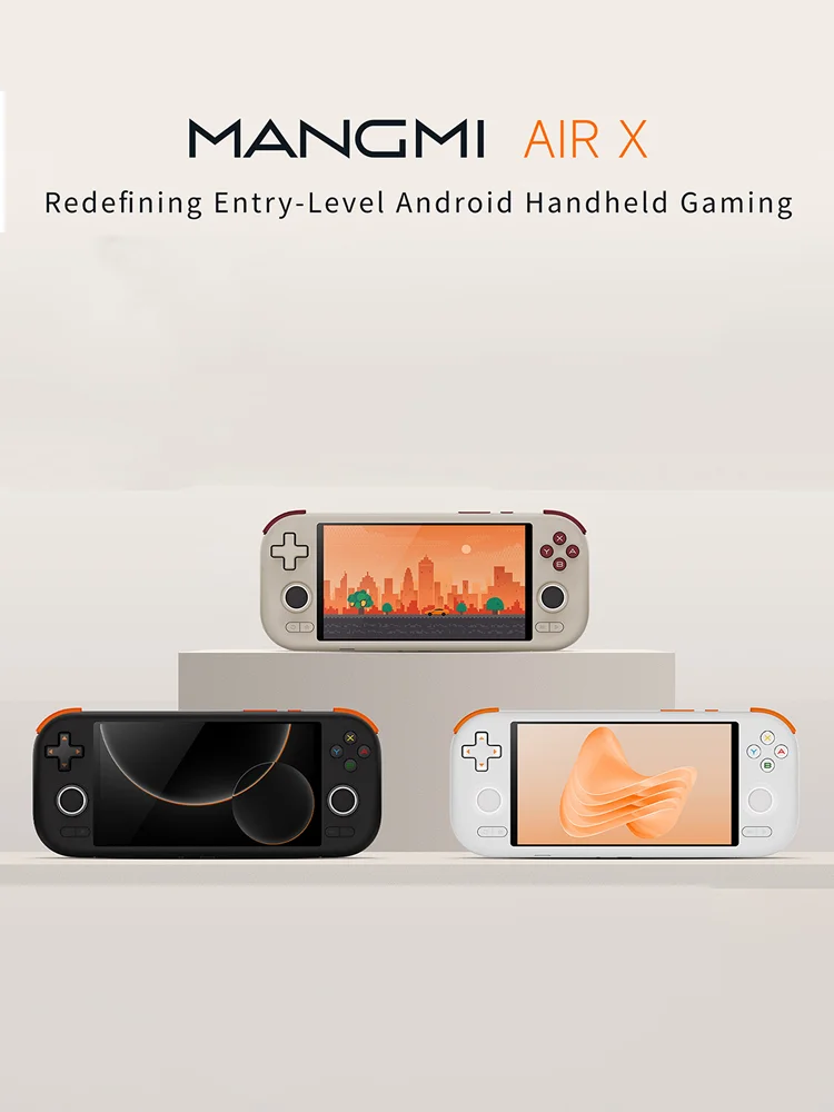 MangMi Air X Game-Konsole: 5,5-Zoll-Android-System, 1080p-IPS-Touchscreen, 5000-mAh-Akku, Hall-Effekt-Joystick, Trigger-Tasten, tragbares Gaming-Gerät. Laden Sie selbst Zehntausende von Spielen