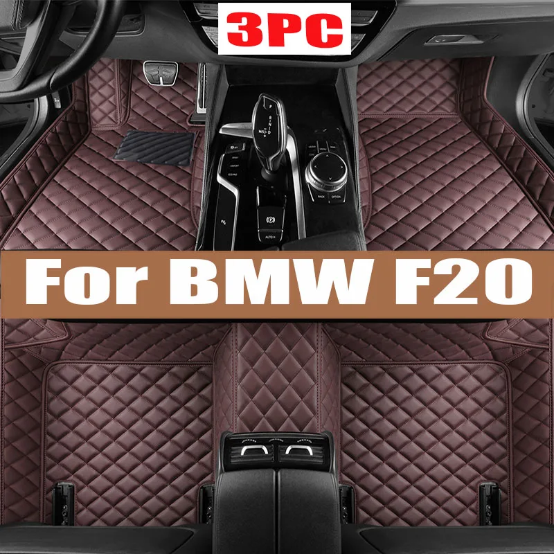 

Artificial Leather Custom Car Floor Mats for BMW F20 1 Series 4 Door 2011-2019 Year Interior Details Car Accessories Carpet