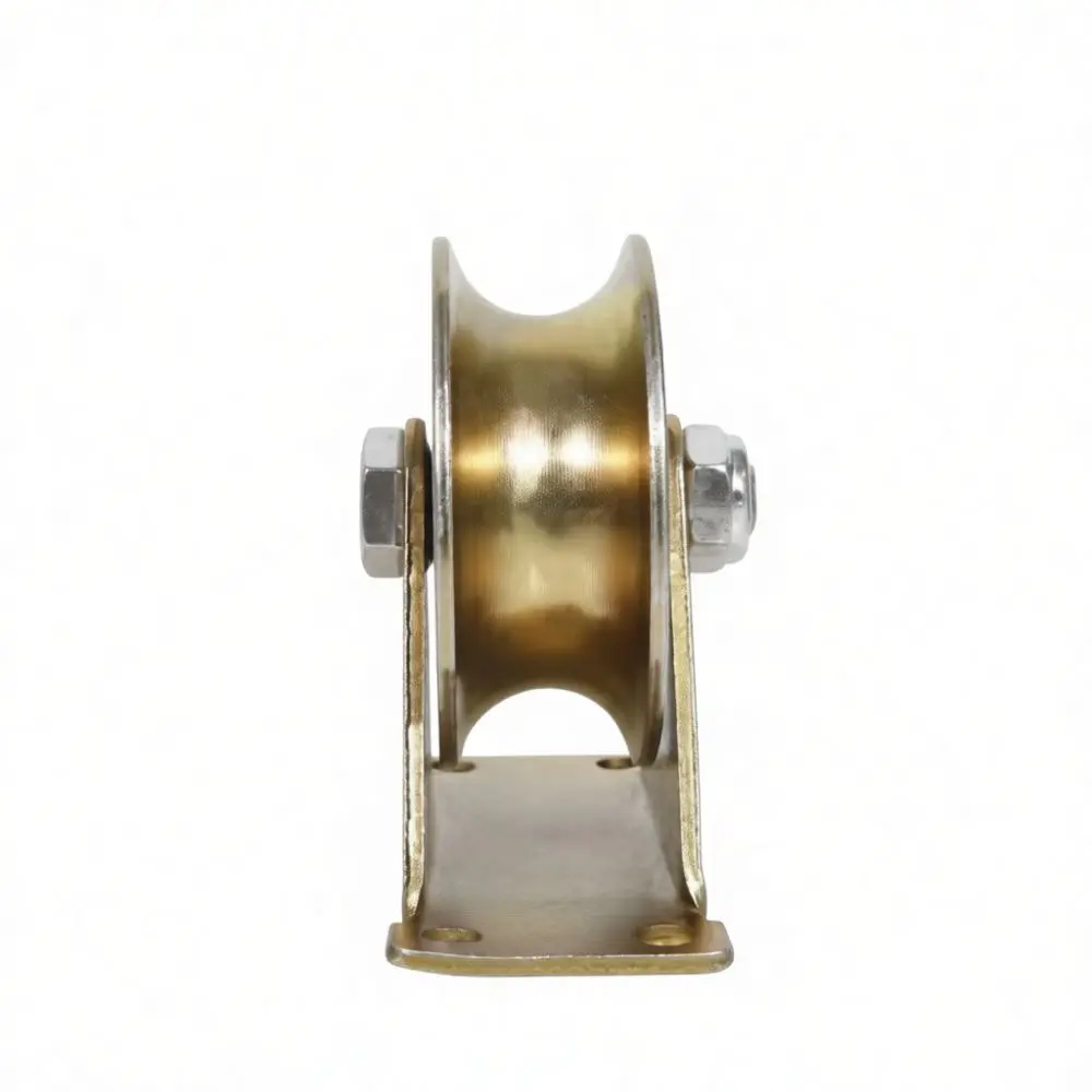 Heavy Duty Sliding Door Pulley Roller V Type U Type For Steel Rail Gate Hardware Smooth Rolling Movement Long Lasting Steel