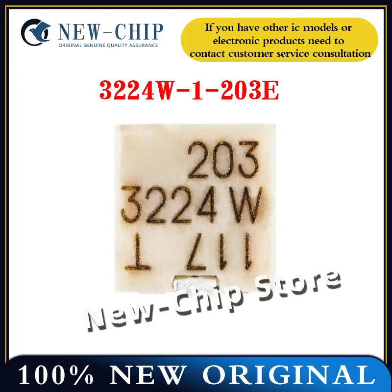 2PCS-50PCS/LOT  3224W-1-203E  20K  SMD  Potentiometer precision adjustable resistor  New original  3224W-1