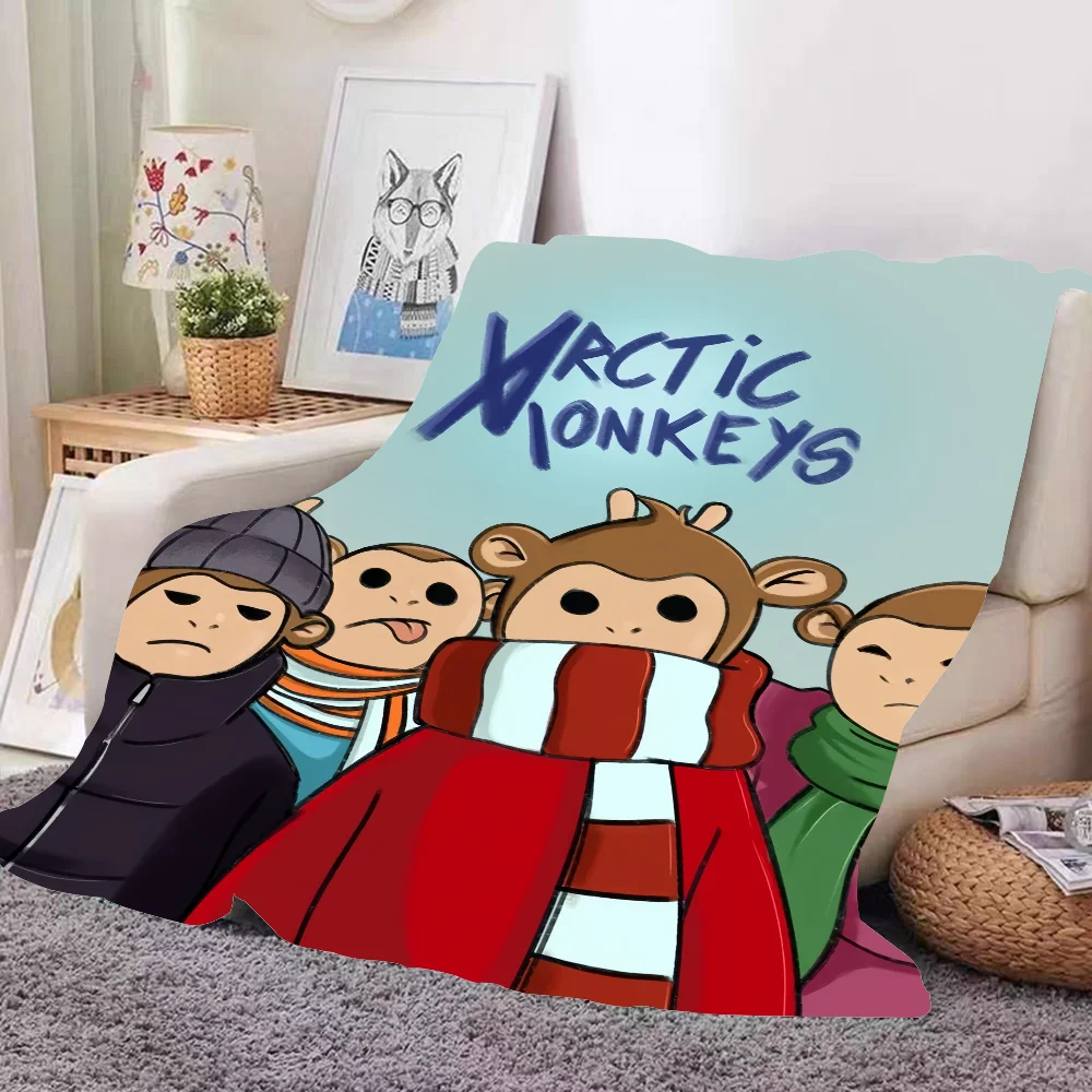 Singer A-Arctic M-Monkeys AM Album Blanket Design Lightweight  For Dorms, Naps, Living Room, Office,Sofa