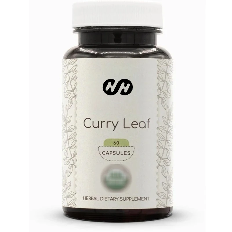 

Organic Vegetarian Capsules, Herbal Dietary Supplement | Murraya Koenigii Dried Leaf (60 Count)