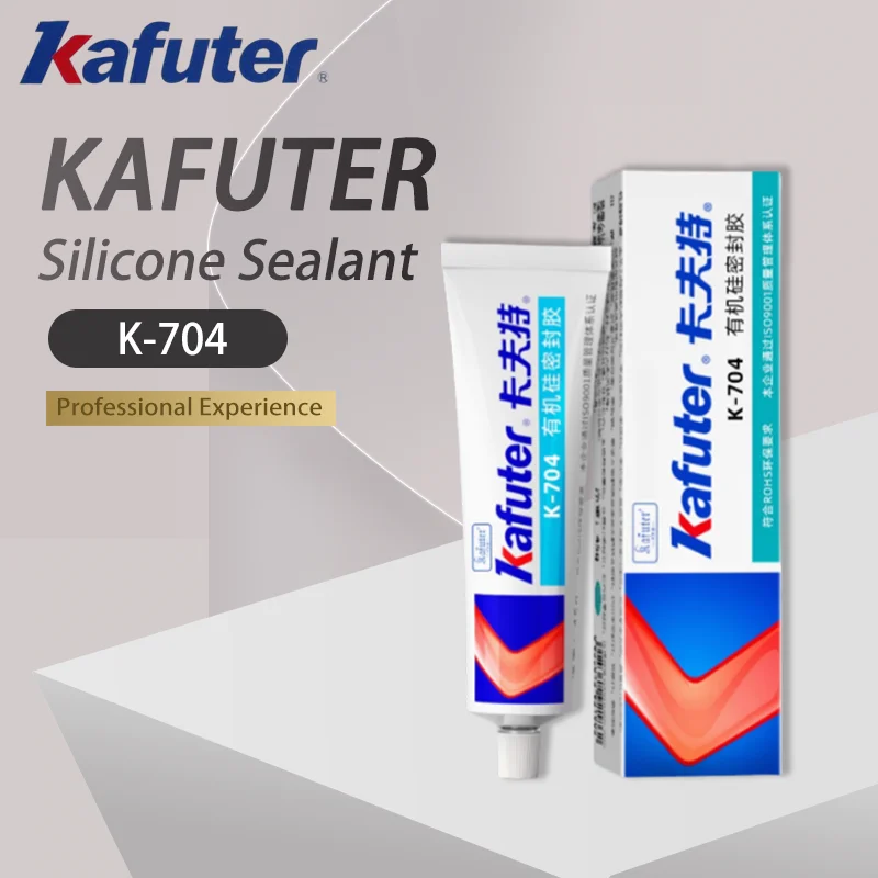 Оптовая продажа силиконового клея kafuter 704 K-704 силиконовый клей силиконовая резина RTV клей для электроники