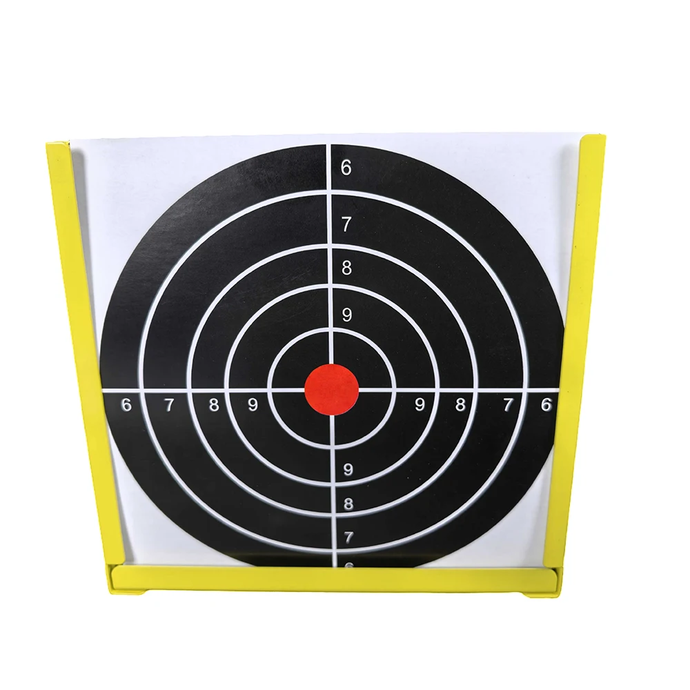 

Trapezium Shape Pellet Trap BBS Pellet Trap 14cm * 14cm With Spinner Target & 20 Pcs paper target Inside