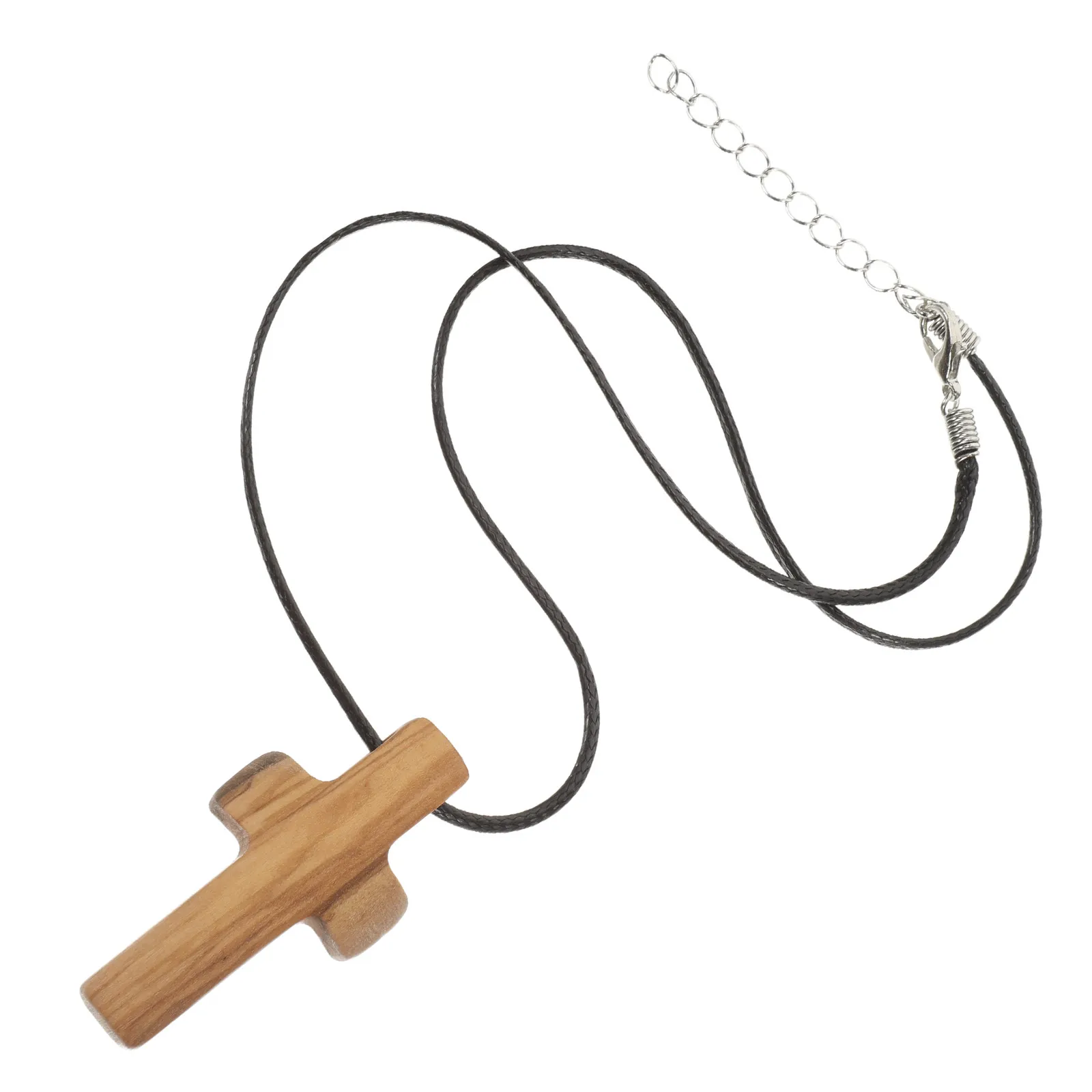 Wooden Hand Carved Christian Pendant Natural Wood Spiritual Charm Religious Wood Jewelry Easter Pendant Necklace