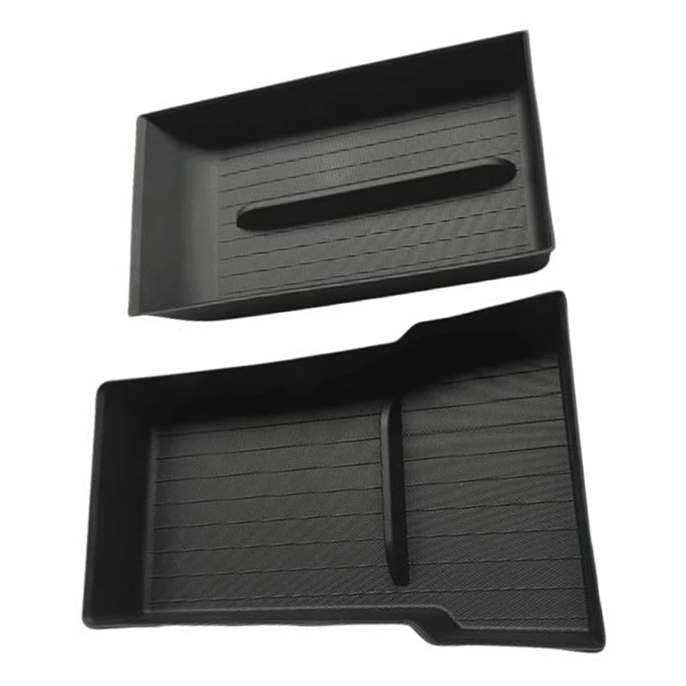 Center Console Organizer Tray Pad Vehicle Interior Upgrade Made Of Quality Materials Two Pieces Included For Vehicle Interior