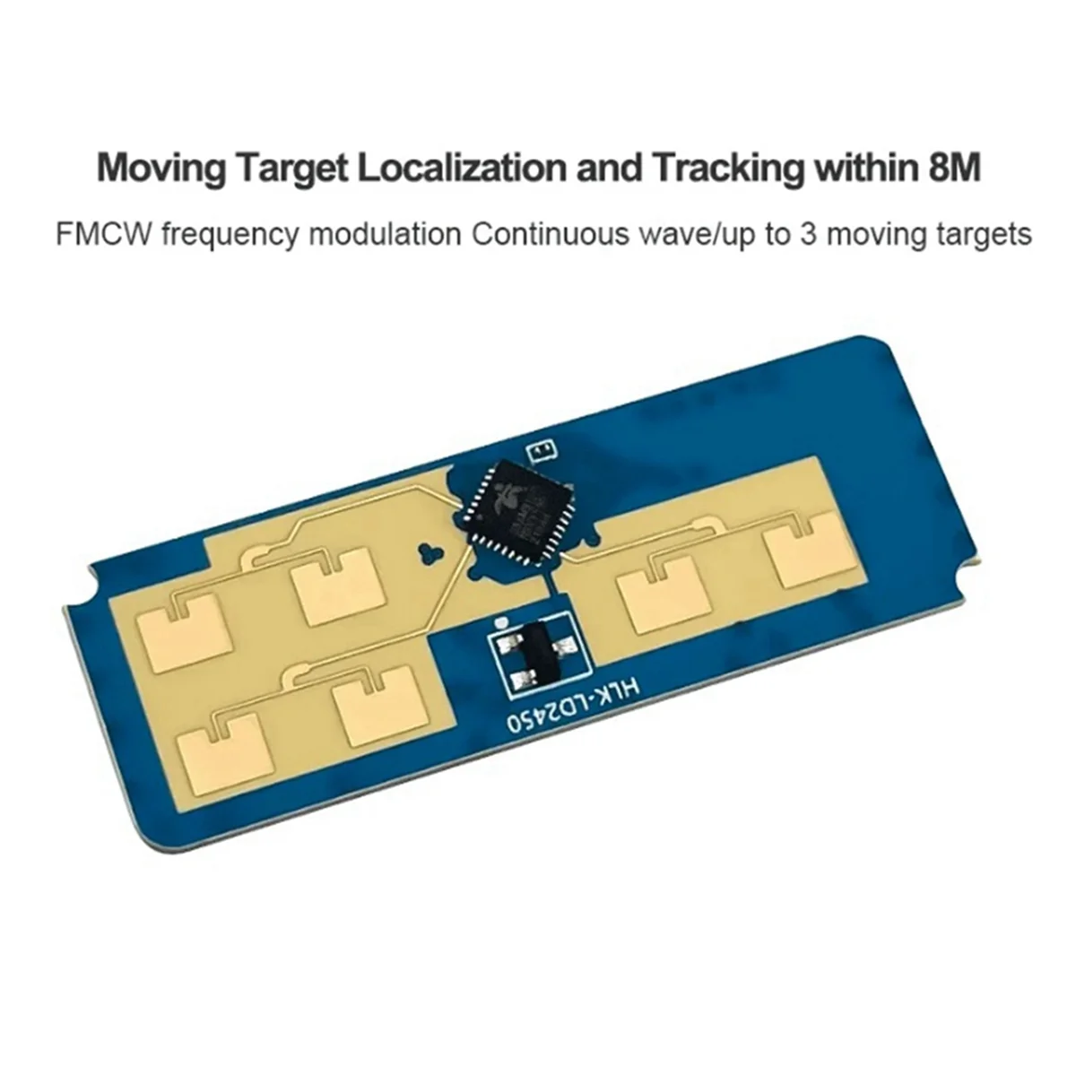 Movimento Humano Rastreamento Radar Sensor Module, Millimeter Wave Module, Sensing Distância, 8m, Smart Home A, HLK-LD2450, 24G, HLK-LD2450