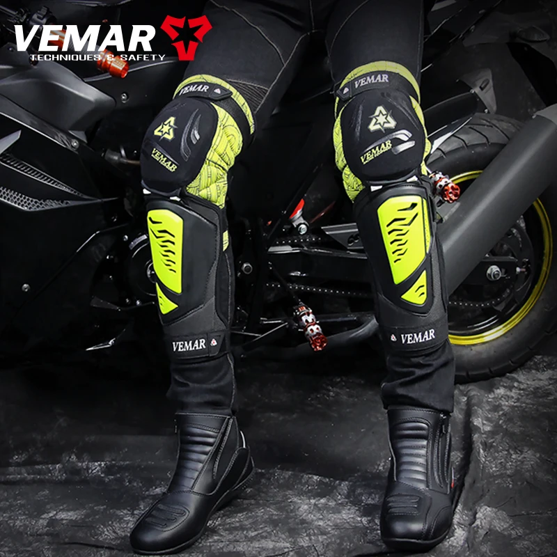 VEMAR dizlik koruyucu motosiklet Kneepad motokros motosiklet diz pedleri MX koruyucu yarış muhafızları Off-road bacak koruma