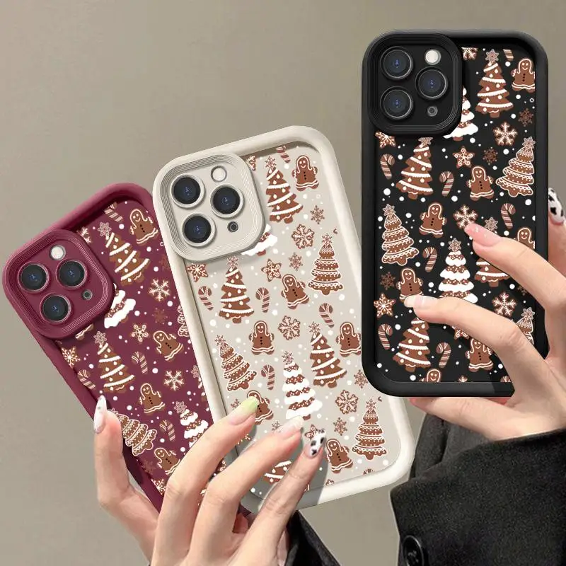 หรูหราของขวัญต้นคริสต์มาสสําหรับOPPO Reno 12F 11F 10 5G 11 12 Pro 6 8 5 6 Lite 7 4Gค้นหาX8 Pro A79 A78 A58 5G A38 A18 ฝาครอบ