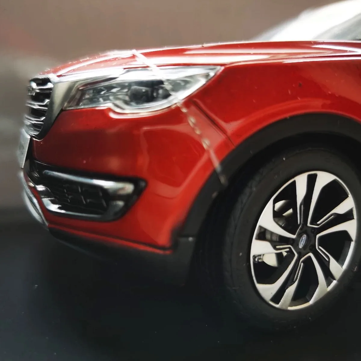 Jetour X70 Alloy Simulation Car Model,CHERY SUV Decoration,Die-Cast Metal Replica,Adult Collectible,Boy Gift,red,1: 18