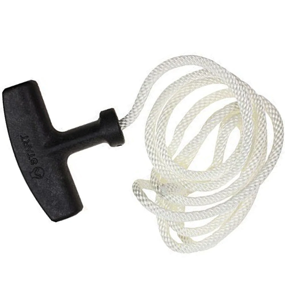 Lawnmower Starter Pull Handle & Cord Line/Rope Mower Engine For Most Petrol Machines Garden Tools Accessory 3.5mm X 2m