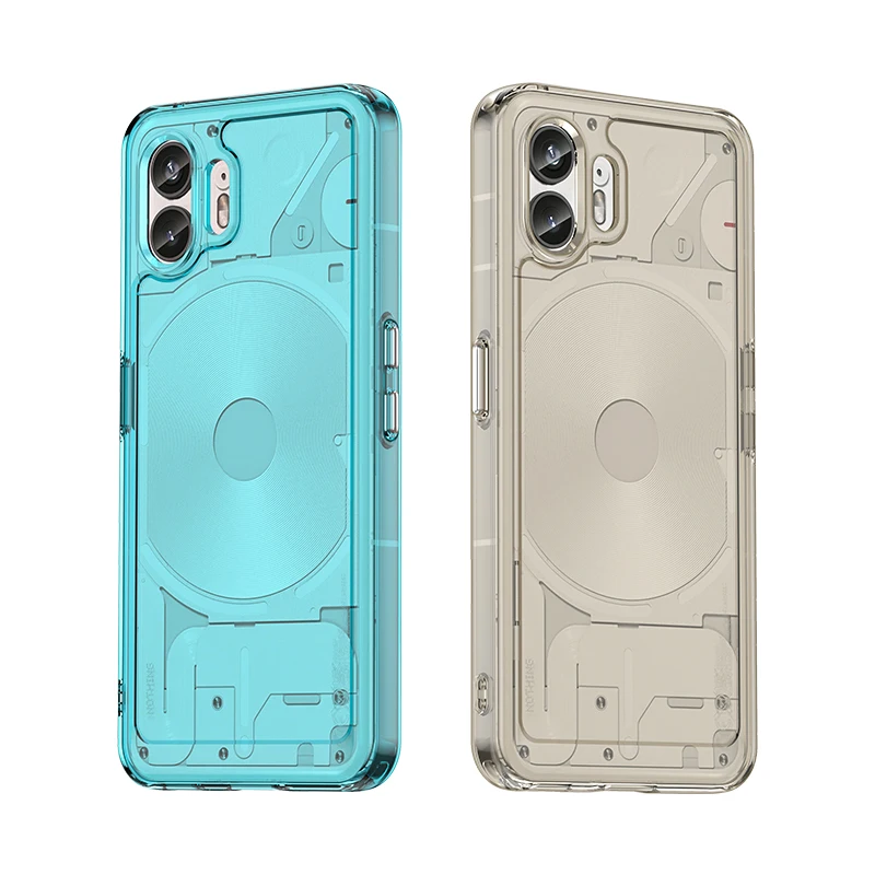 For Nothing Phone 2 Case Transparent TPU Capa For Nothing Phone2 Case Luxury Silicone Bumper Protector Nothing Phone 2 Cover
