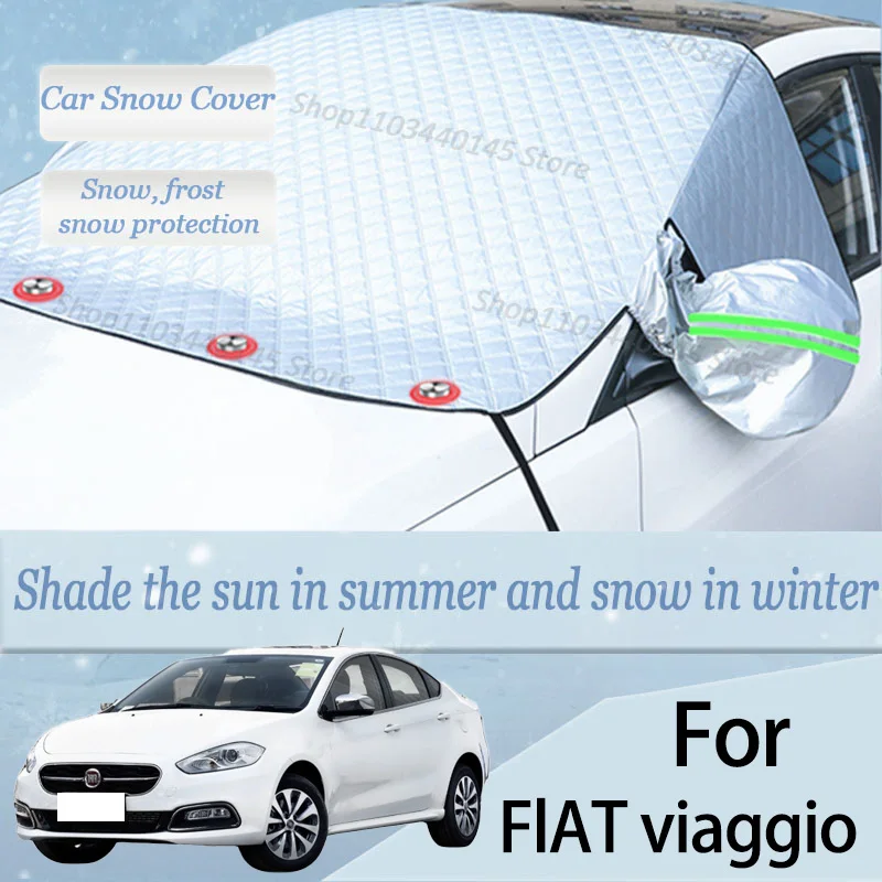 

For FIAT viaggio car Snow Windscreen, Snow, Frost, Dust and UV Visor, Winter car clothing, thick magnetic