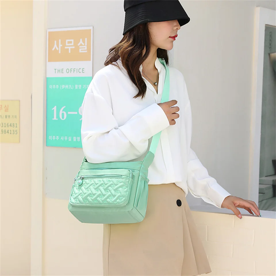 Small Nylon Women Crossbody Bags Waterproof Purse Female  High Quality Casual Crossbody Bags