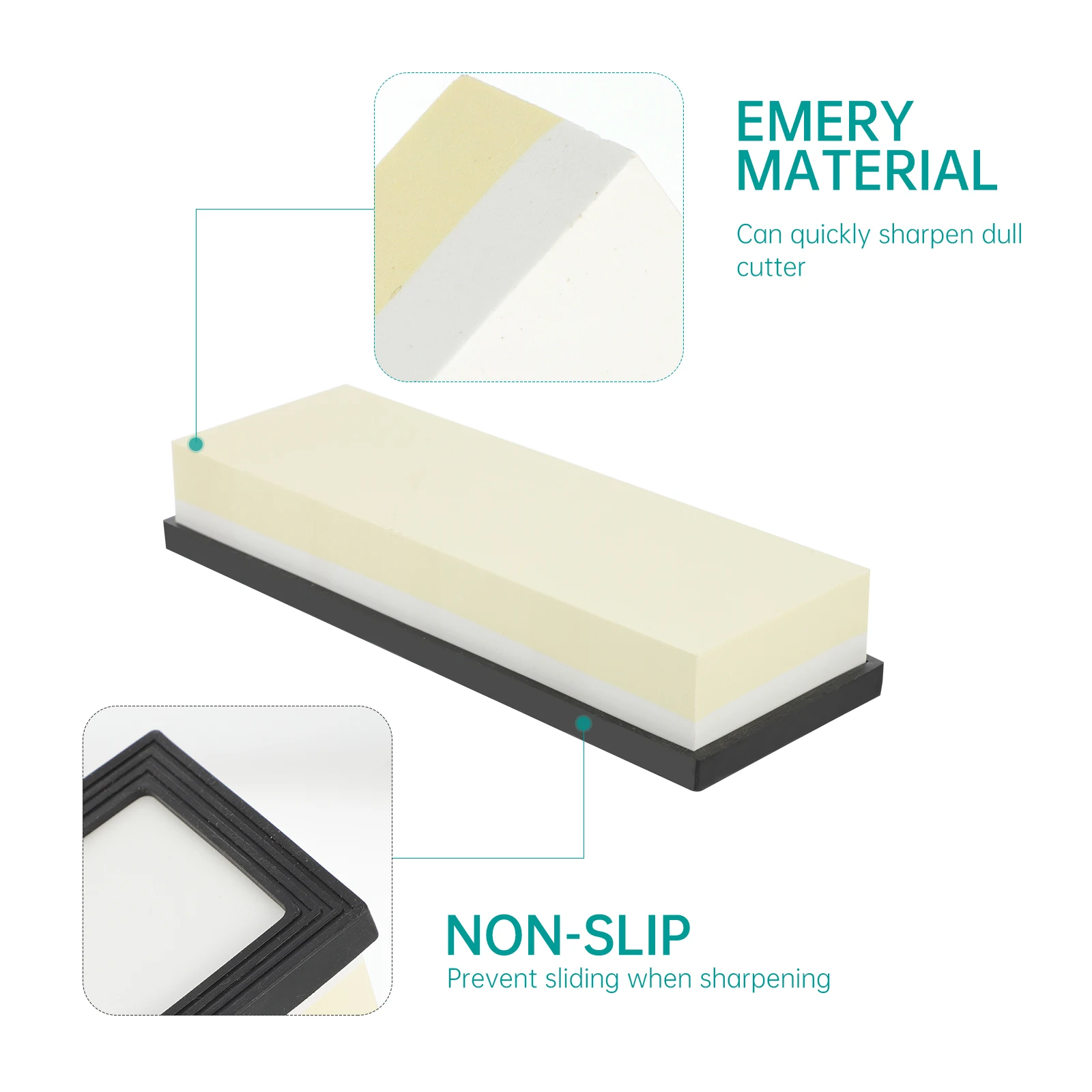 

Rectangular Whetstone Sharpening Stone High Quality Sharpener Tool for Home Use Japanese Double Sided