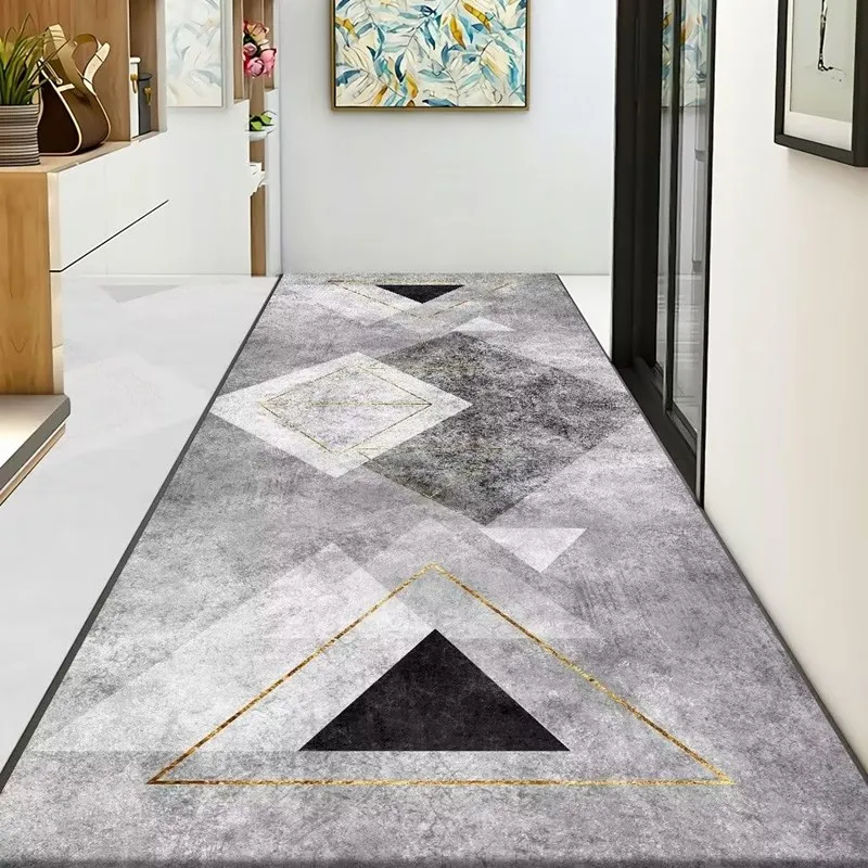 

Modern Geometric Hotel Hallway Carpet Home Corridor Long Rug Soft Stair Carpet Entrance Floor Door Mat Nordic Aisle Runner Rug