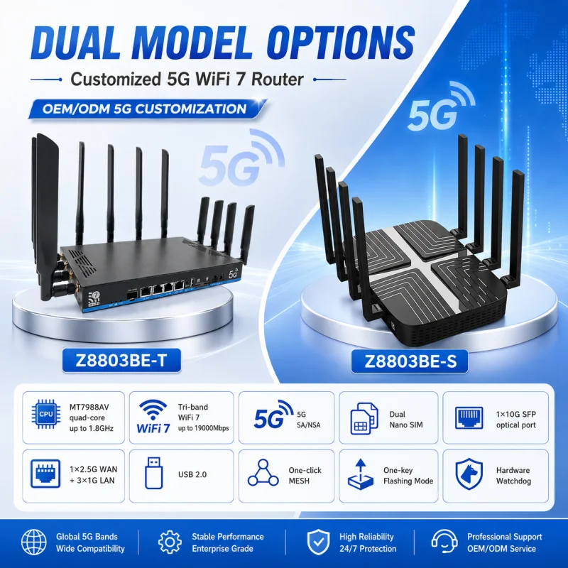 Support  Wifi Router 5g Lte With Sim Card Slot10G SFP Fiber Next-Gen Multi-Gigabit CPE For Enterprise Manufacturer