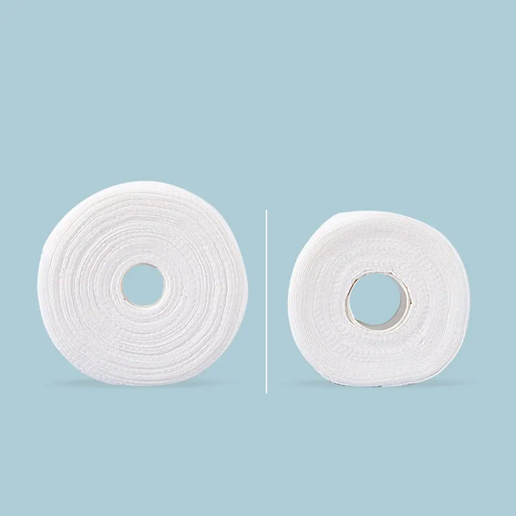Disposable Cotton Face Towels Facial Cleansing Tissues for Wet Dry Makeup Removal Nail Polish Cleaner Roll