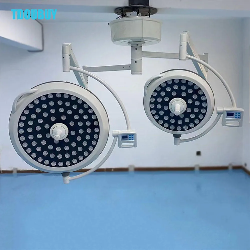 TDOUBUY Operation Lighting Hospital Equipment Surgical Lamp Vet Surgery Light Certified Factory Shadowless Lamp 90V-240V