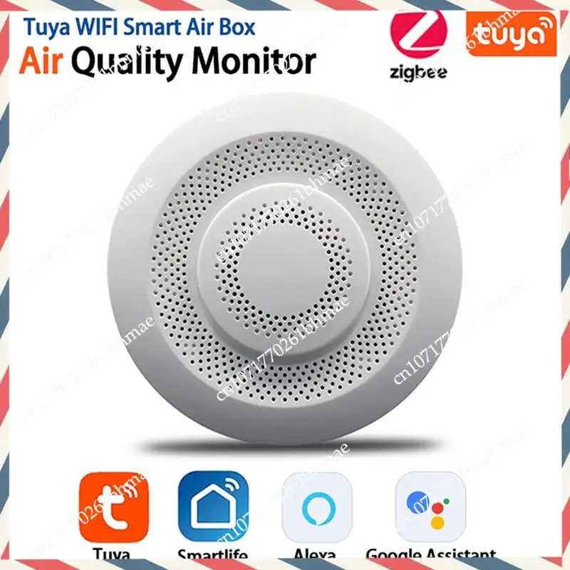 -A21Z Tuya Wifi Monitor de calidad del aire Detector de CO2 para hogar inteligente formaldehído VOC CO2 CH2O Detector de temperatura y humedad