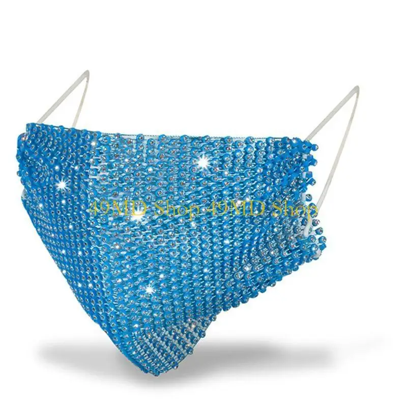 49md Masque en maille en forme paille