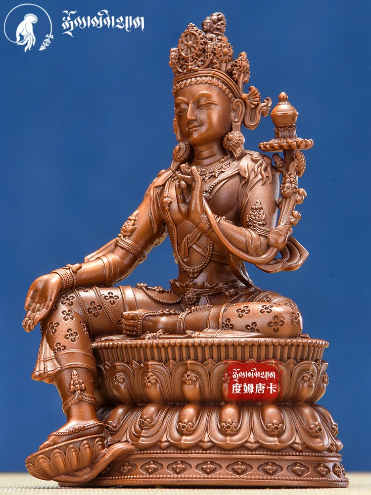 Tibetan Tantra 3 inch 10cm Twenty-One Tara Buddha Statue Set of Pure Copper Green Tara Bronze Statue 21 Tara Ornament