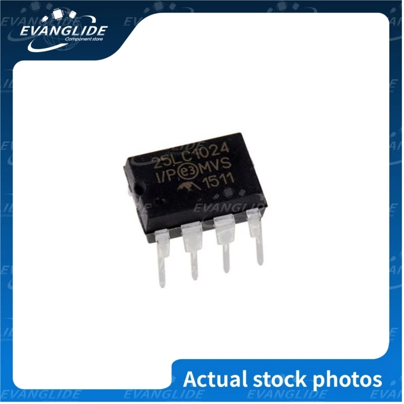 5 PSC/LOT 25LC1024-I P  Orginal & New  EEPROM MEMORY,1MBIT,50NS,2.5 TO 5.5V 8-PIN PDIP